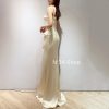平口荷葉開衩禮服：圖片 5