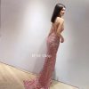 吊帶亮片開衩禮服：圖片 3
