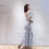 海洋蕾絲魚尾洋裝：圖片 3