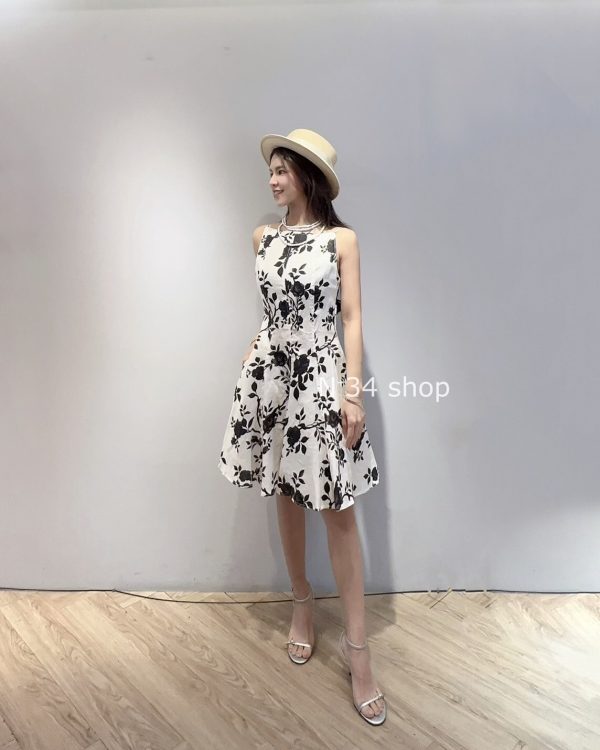 亞麻印花美背短洋：圖片 2