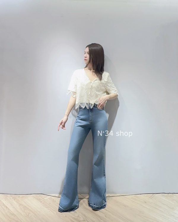 手工釘珠亮片衫：圖片 2