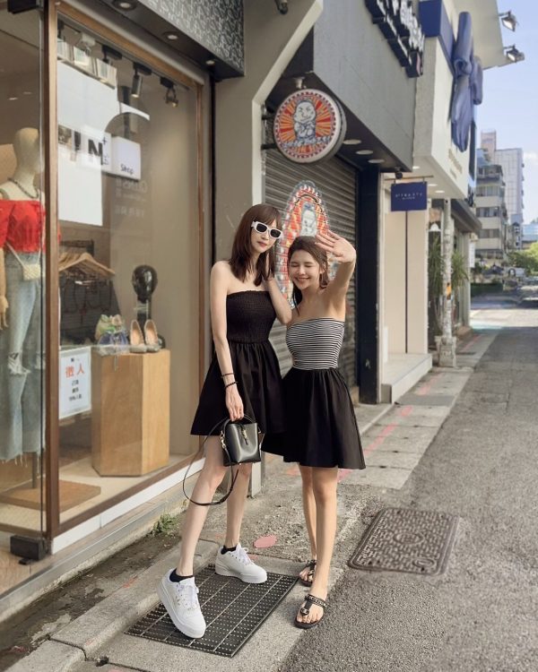 平口口袋連身褲：圖片 3